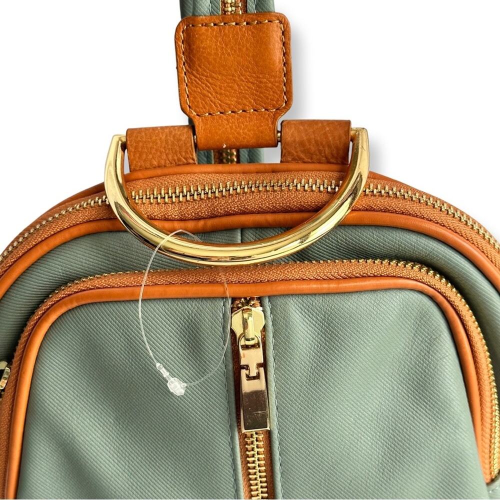 New Valentina Multi Pouch Genuine Leather Bag - Picture 10 of 13